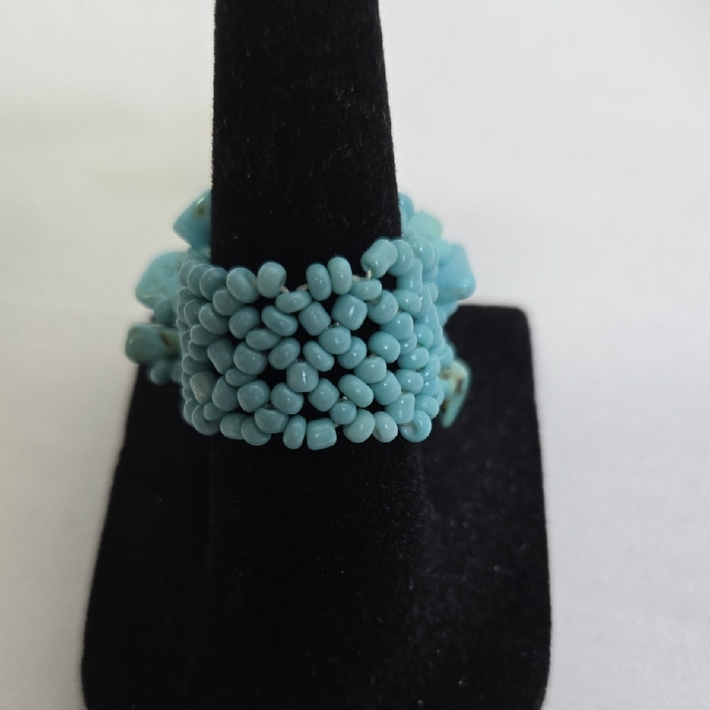 Silver Tone and Faux Turquoise Jewelry Set, 2 Pieces, New - Picture 7 of 7